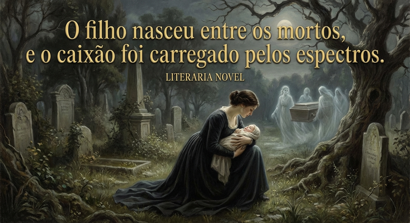 O filho nasceu entre os mortos, e o caixão foi carregado pelos espectros.