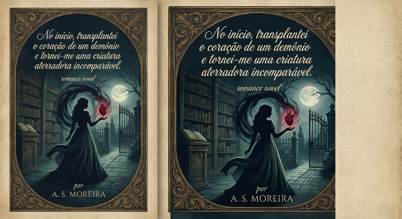 No início, transplantei o coração de um demônio e tornei-me uma criatura aterradora incomparável.