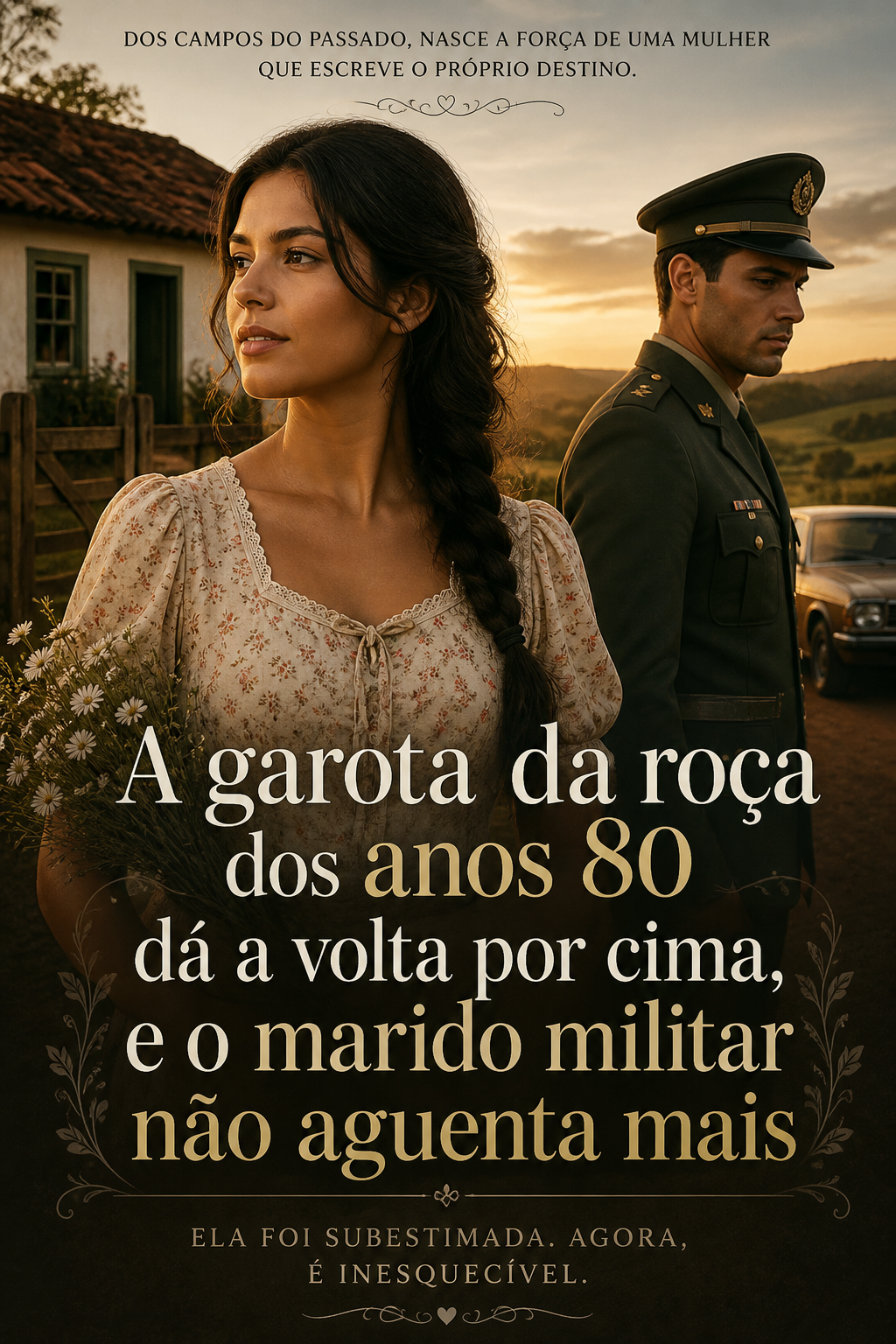 A garota da roça dos anos 80 dá a volta por cima, e o marido militar não aguenta mais
