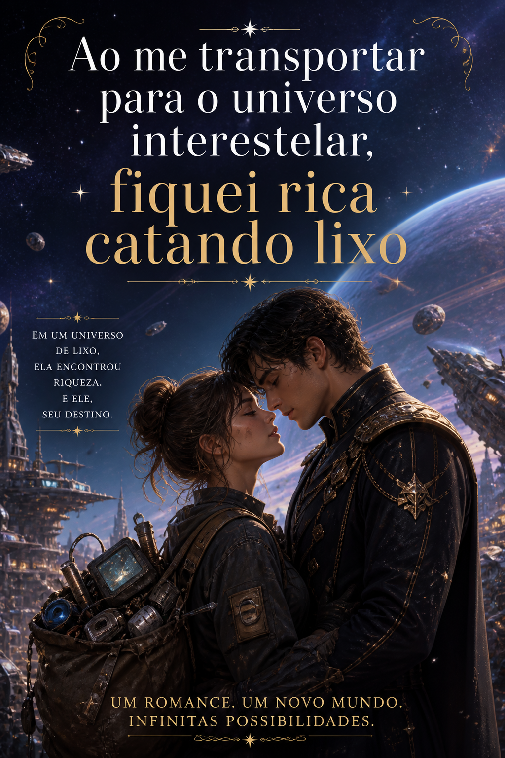 Ao me transportar para o universo interestelar, fiquei rica catando lixo