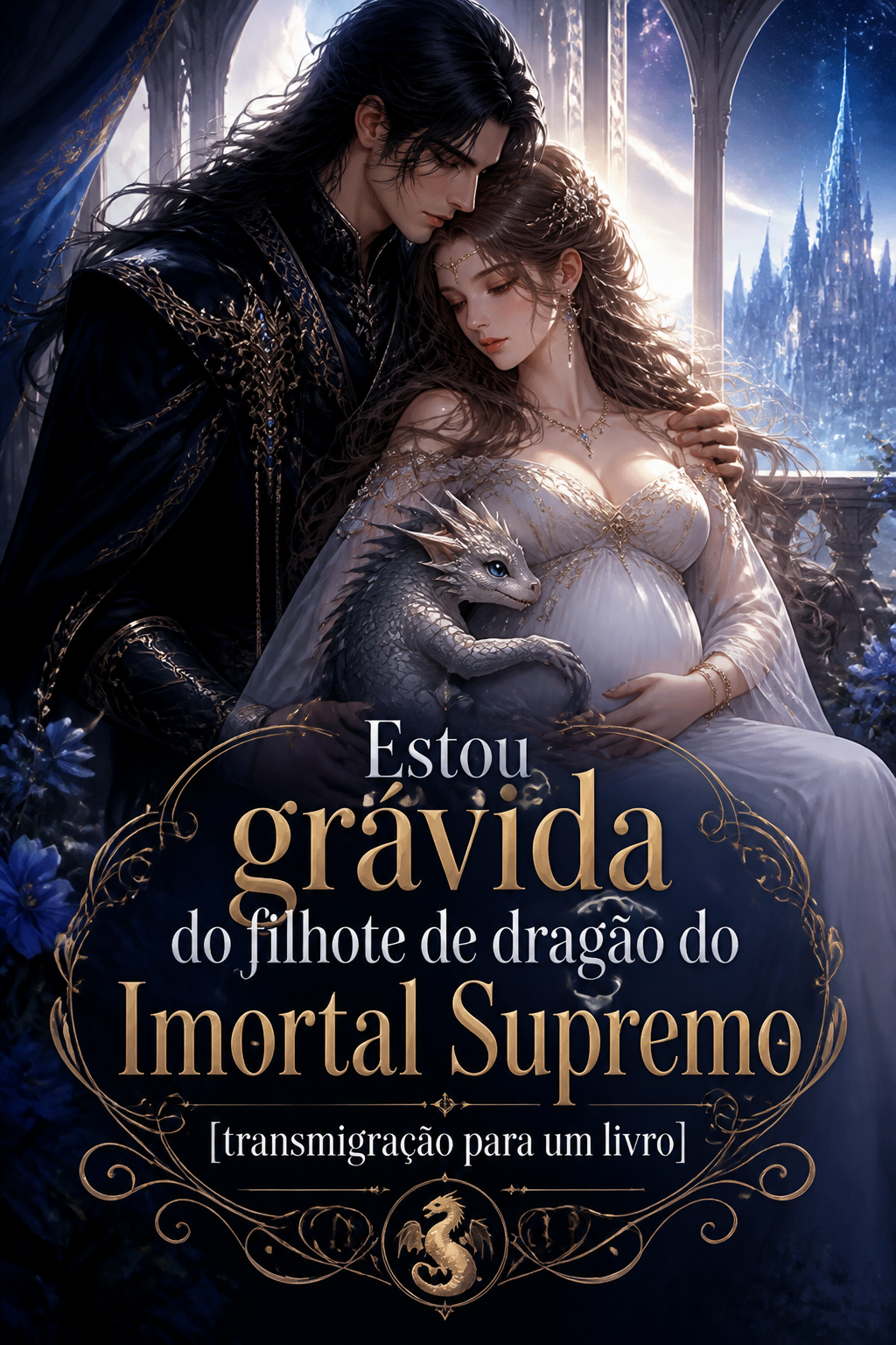 Estou grávida do filhote de dragão do Imortal Supremo [transmigração para um livro]