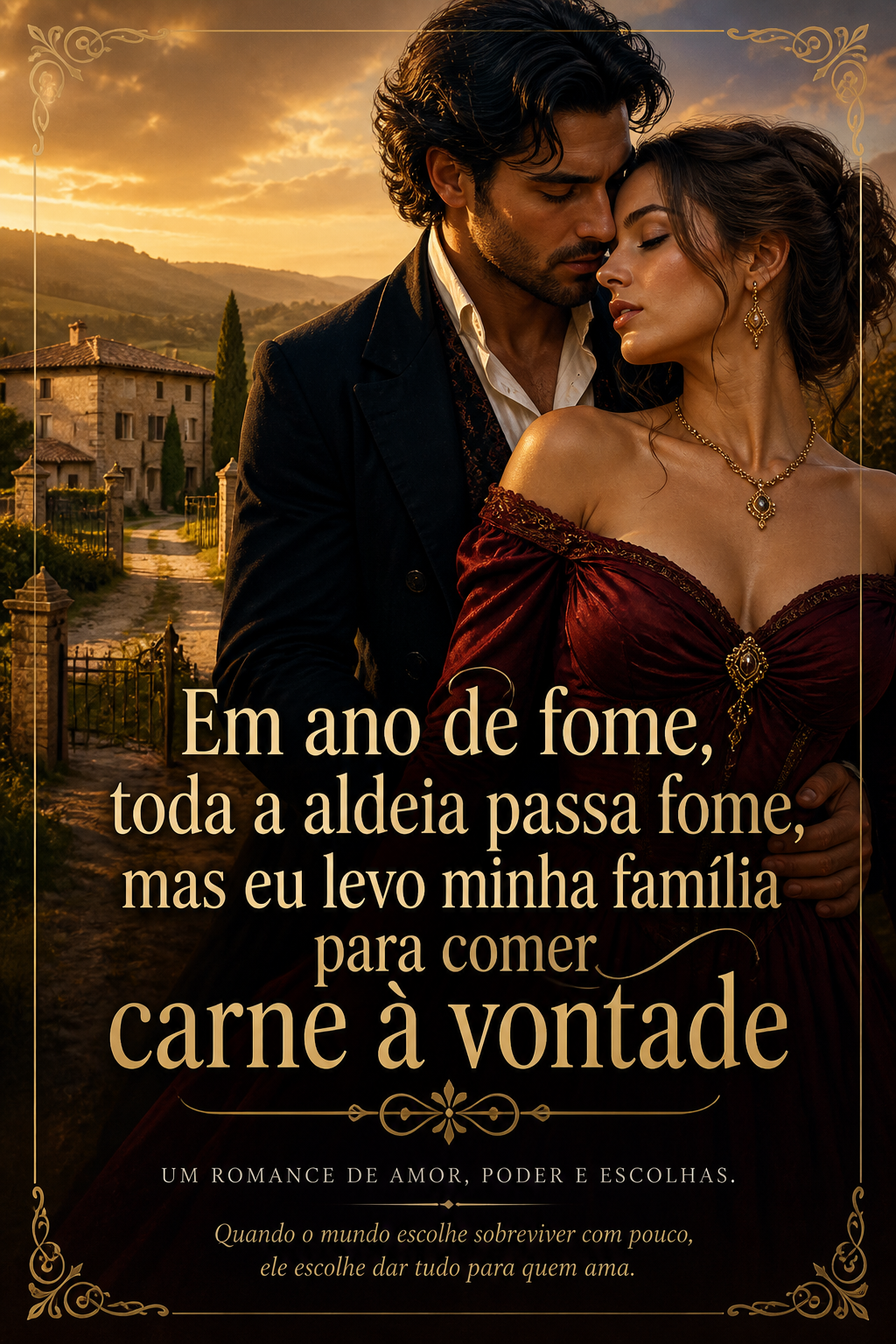 Em ano de fome, toda a aldeia passa fome, mas eu levo minha família para comer carne à vontade